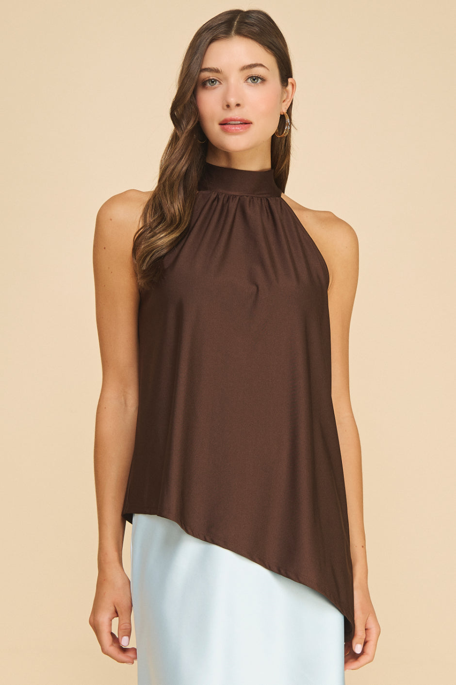 Avira Knit Shiny Blouse