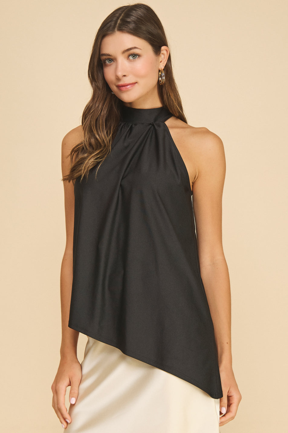 Avira Knit Shiny Blouse