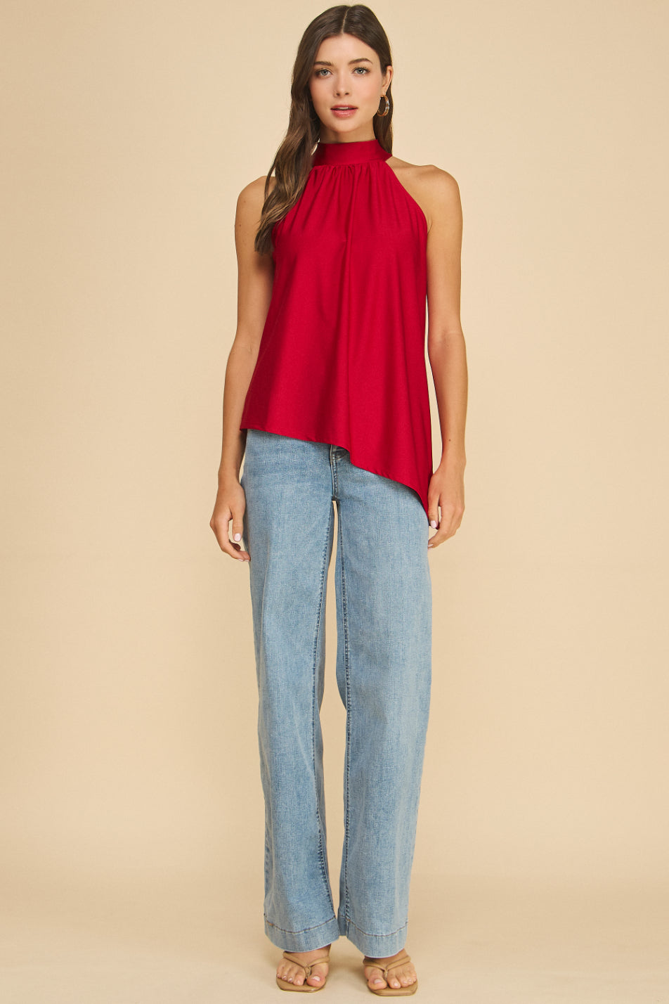 Avira Knit Shiny Blouse