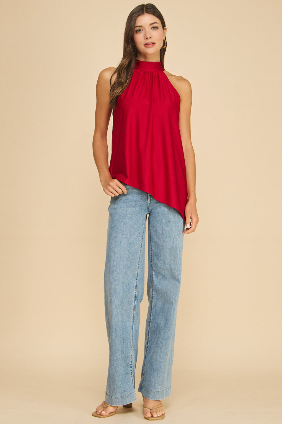 Avira Knit Shiny Blouse