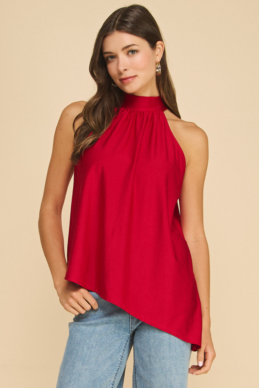 Avira Knit Shiny Blouse