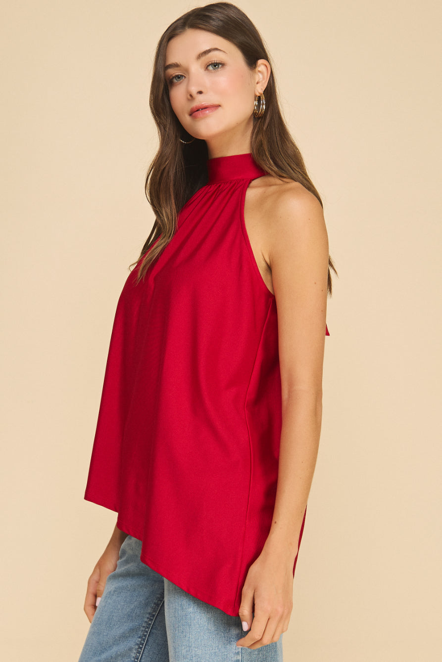 Avira Knit Shiny Blouse