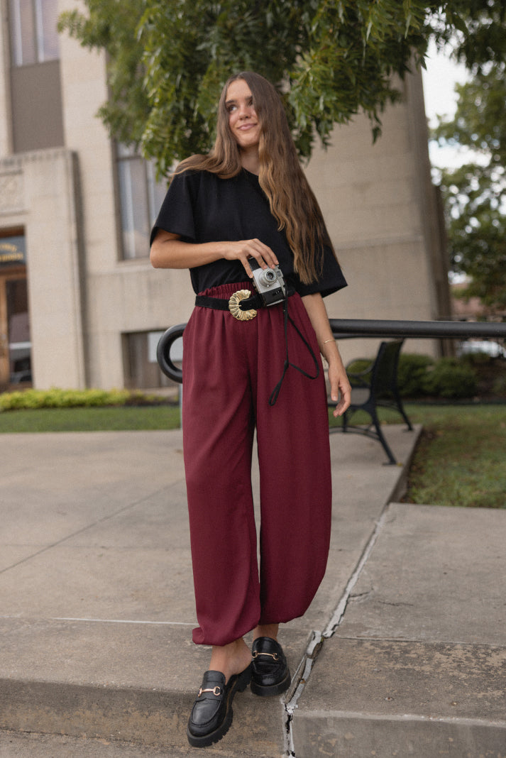 Harem Chiffon Pants