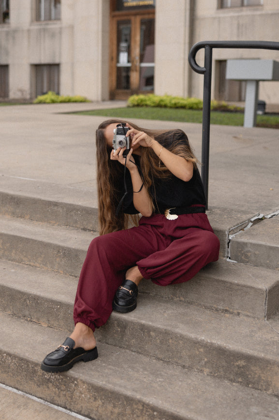 Harem Chiffon Pants