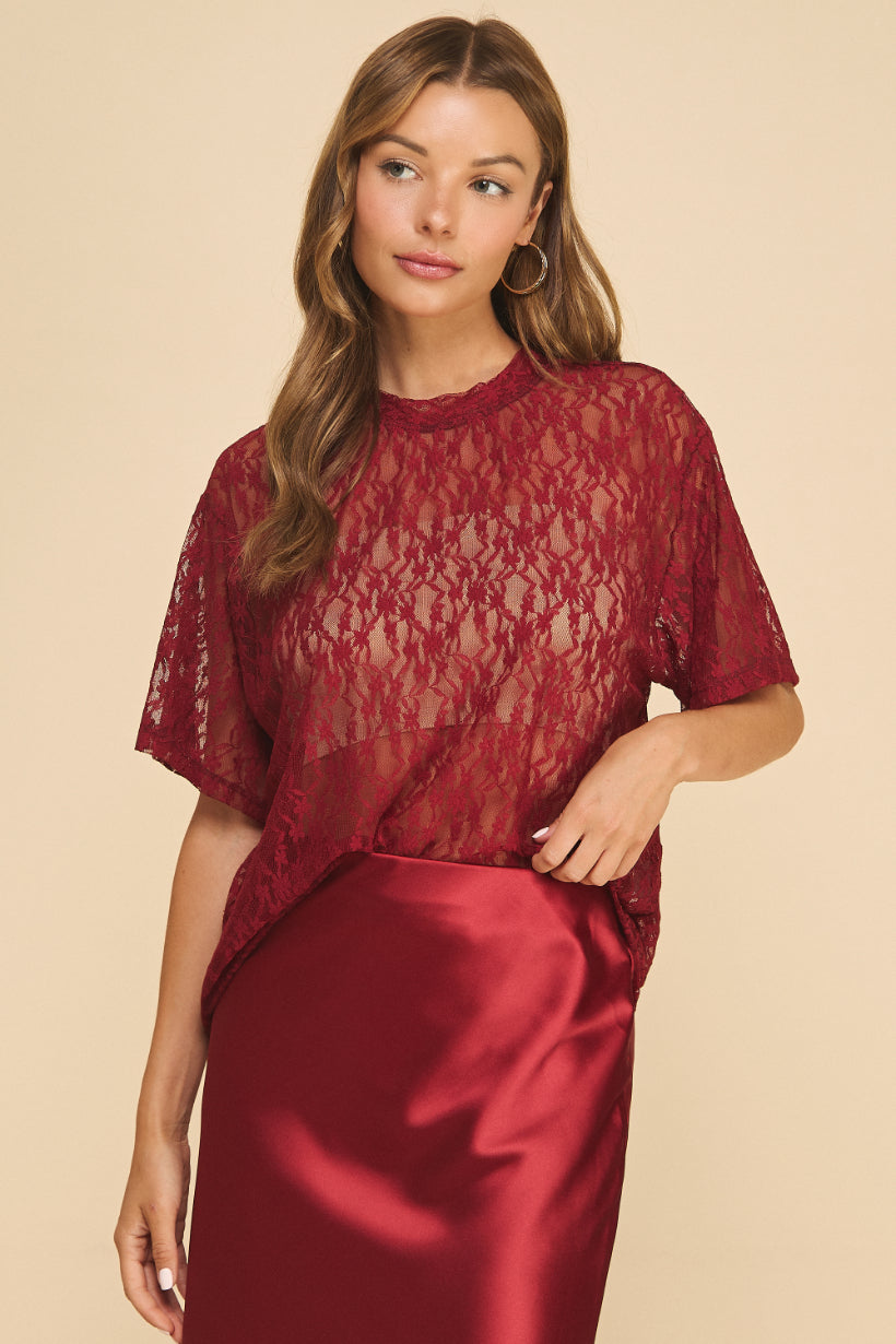 Lace T-shirt