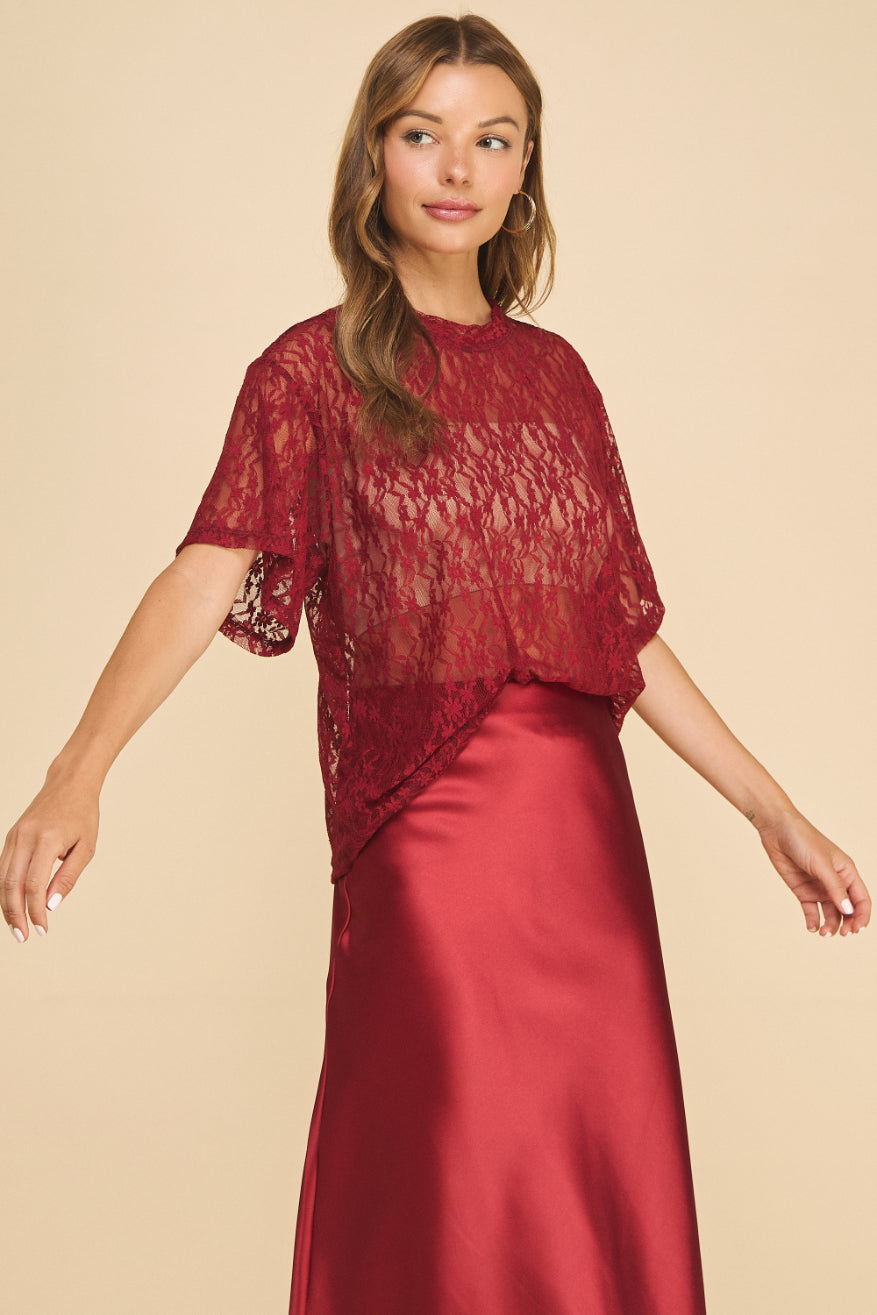 Lace T-shirt