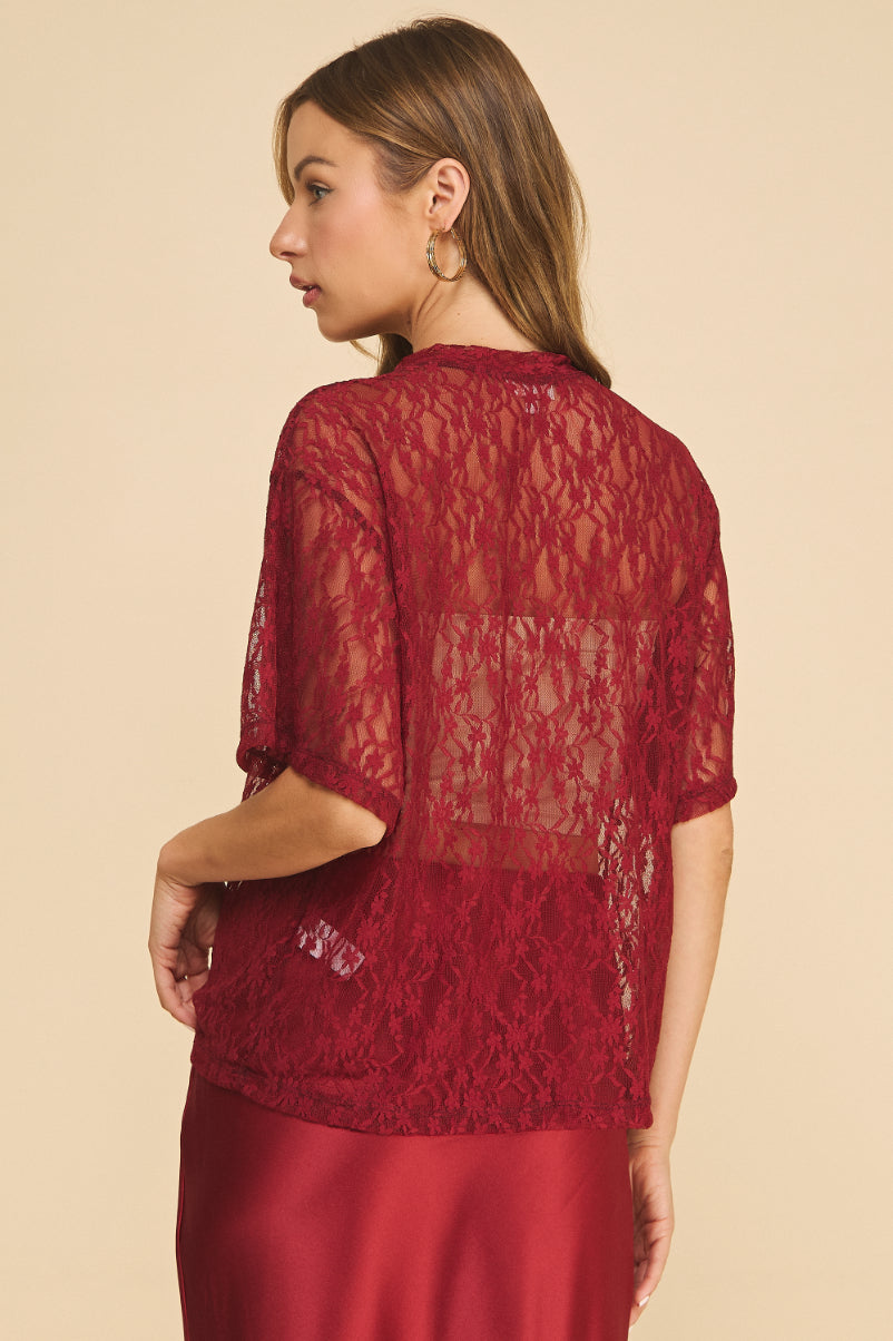 Lace T-shirt