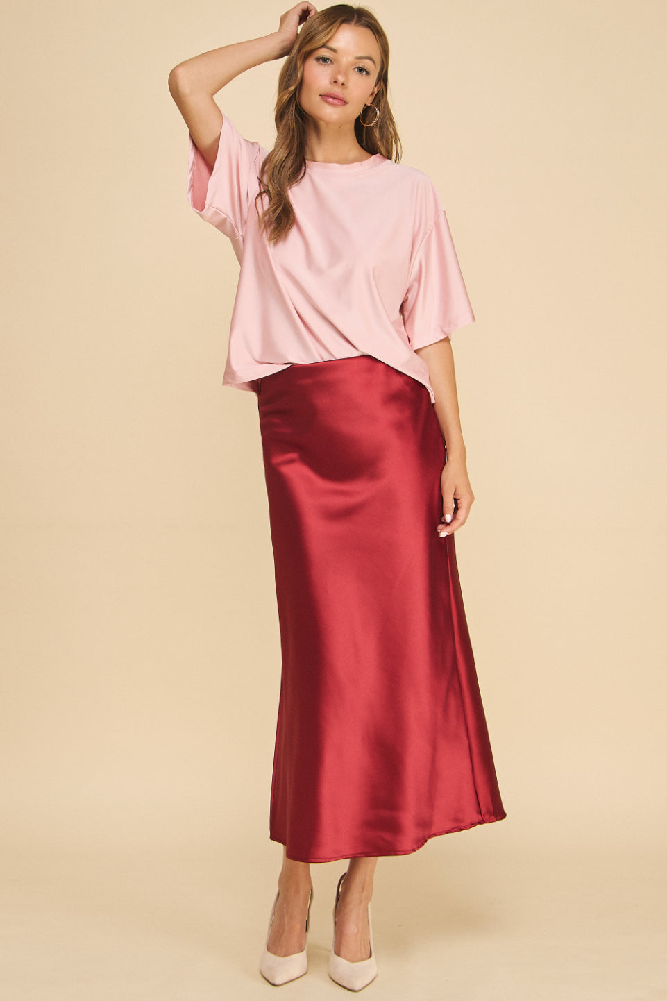 Shimmer Oversized Top