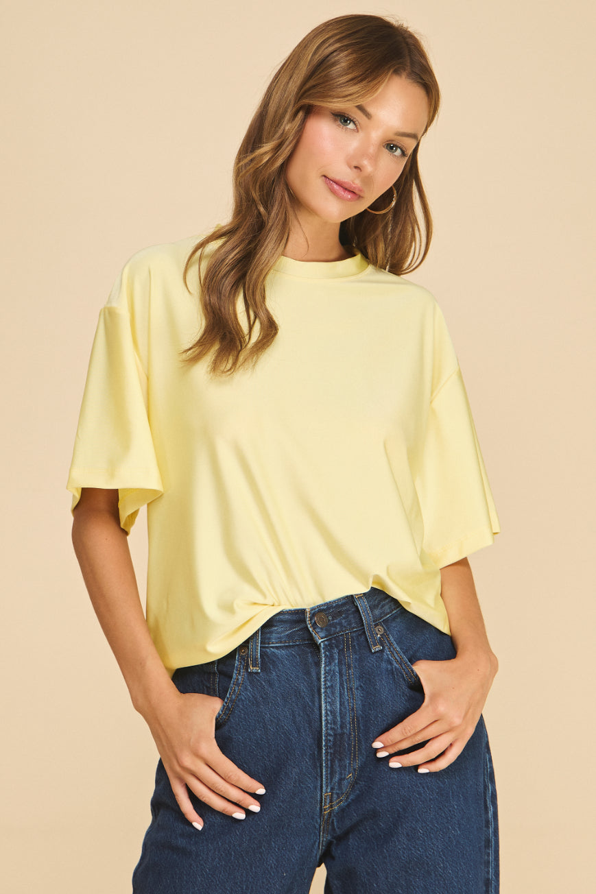 Shimmer Oversized Top
