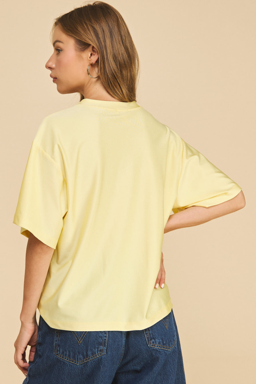 Shimmer Oversized Top