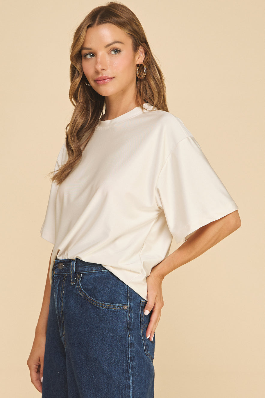 Shimmer Oversized Top