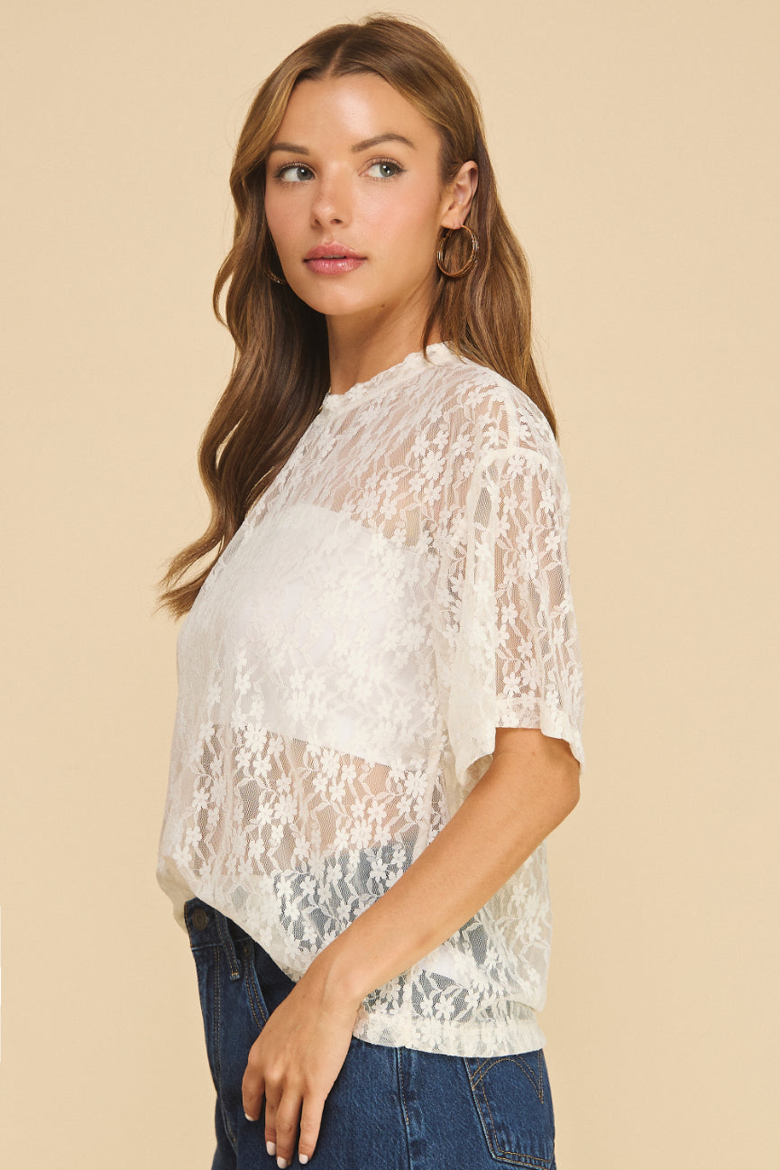 Lace T-shirt