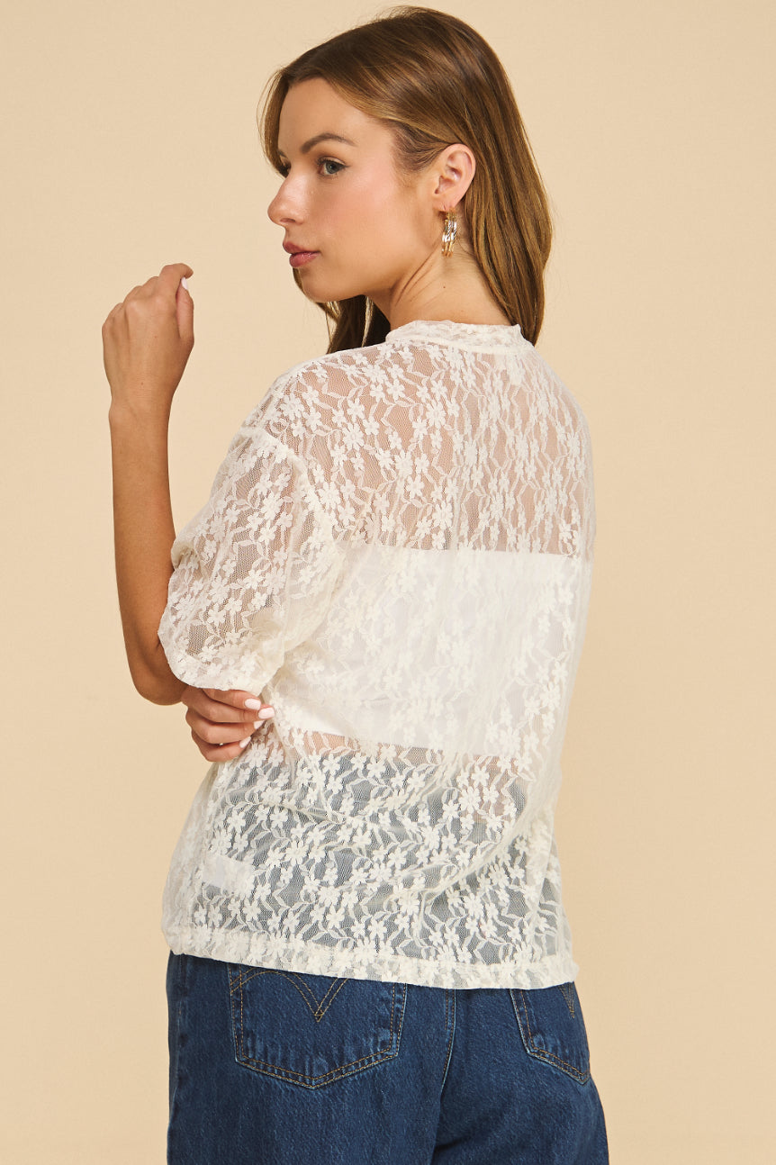 Lace T-shirt