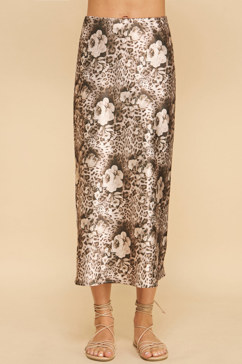 Printed Slip Skirt