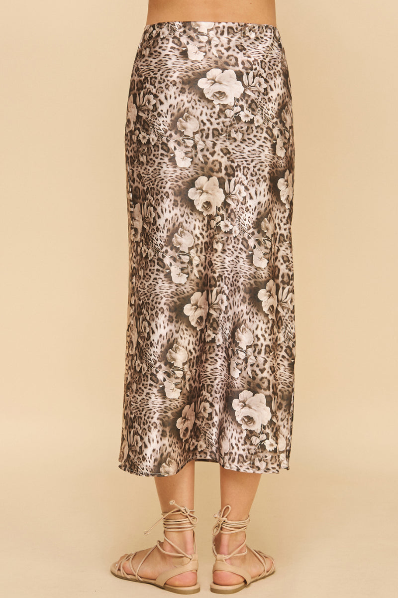 Printed Slip Skirt