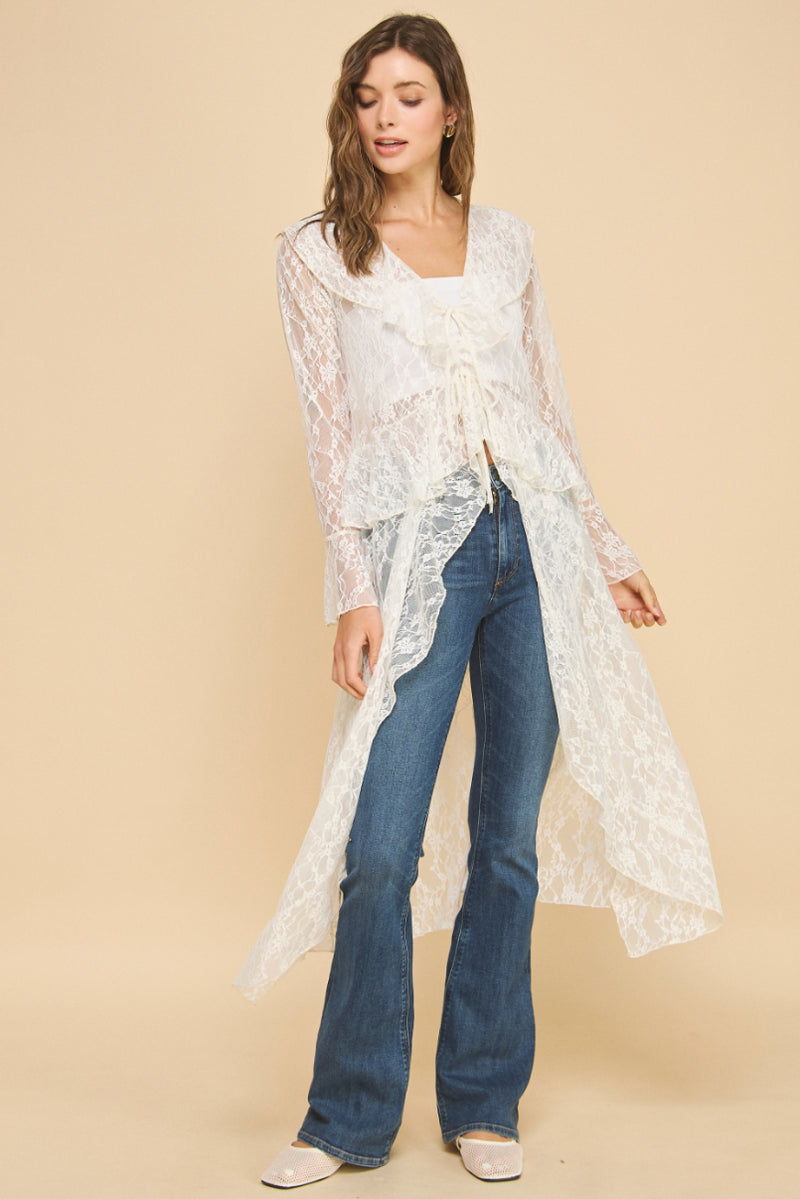 Lace Tunic Top