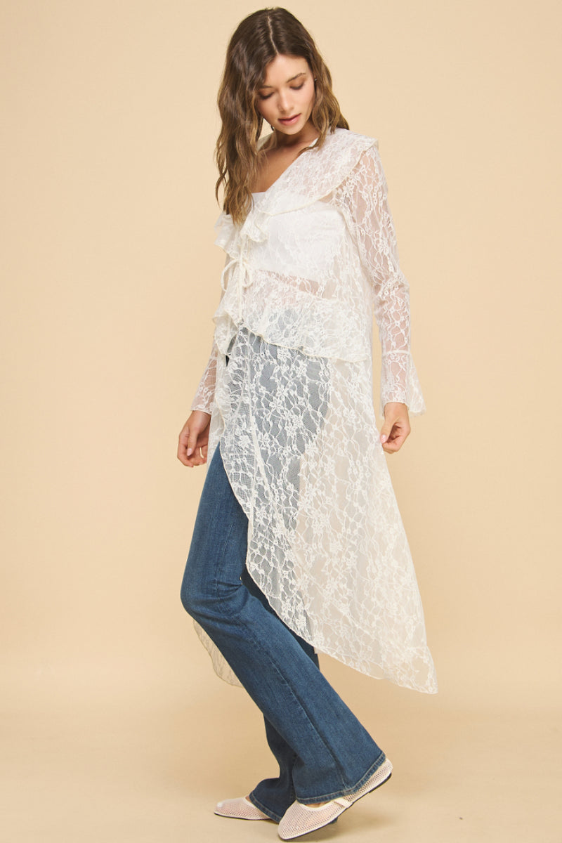 Lace Tunic Top