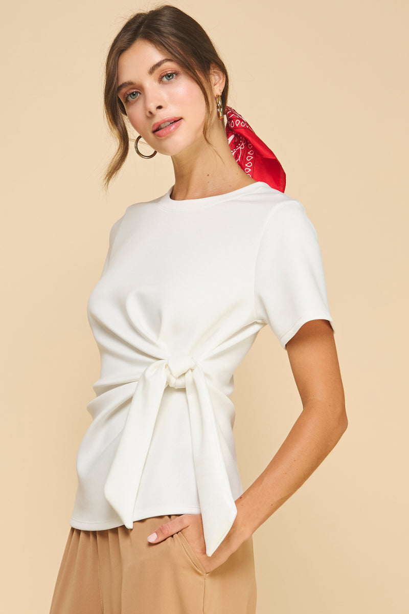 Areum Modal Knot Top