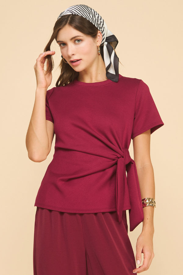 Areum Modal Knot Top
