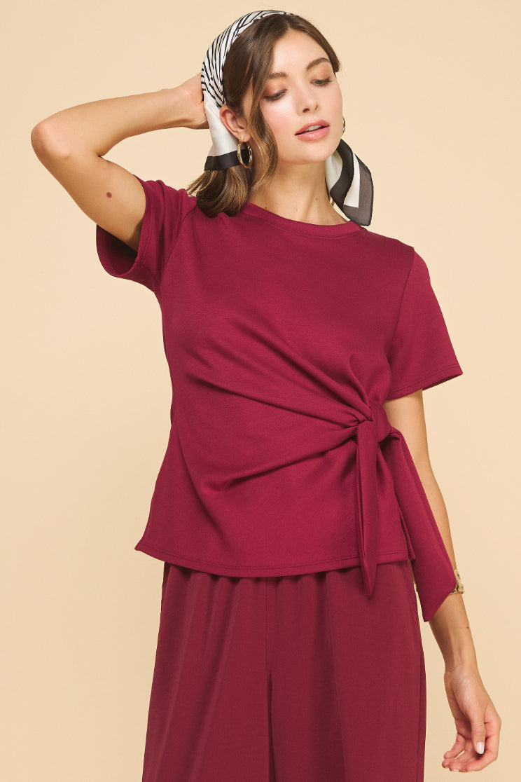 Areum Modal Knot Top