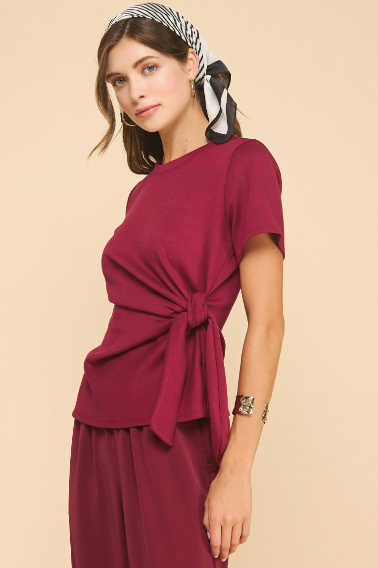 Areum Modal Knot Top