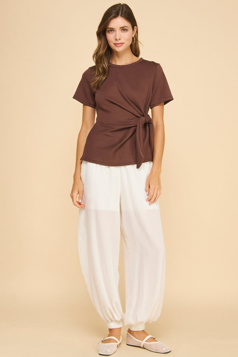 Areum Modal Knot Top