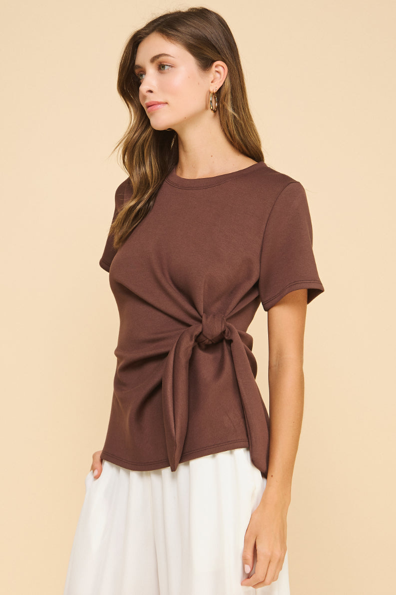 Areum Modal Knot Top