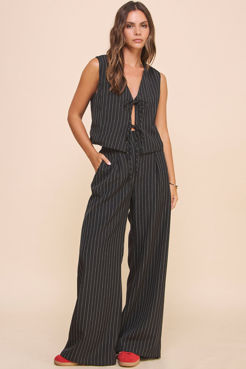 Pin Stripe Flowy Pants