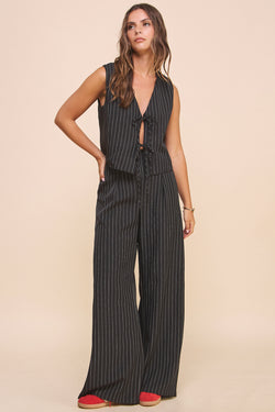 Pin Stripe Flowy Pants