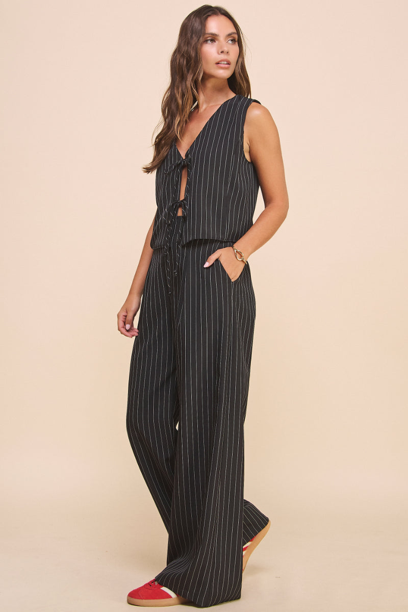 Pin Stripe Flowy Pants