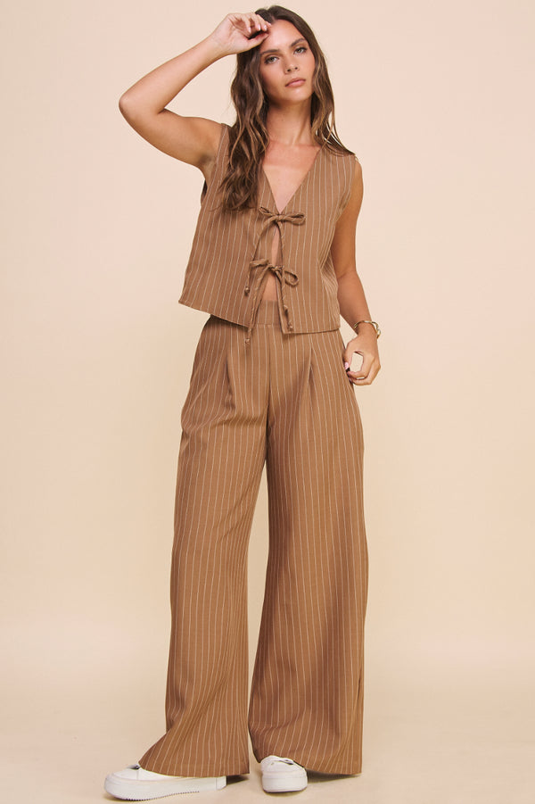 Pin Stripe Flowy Pants