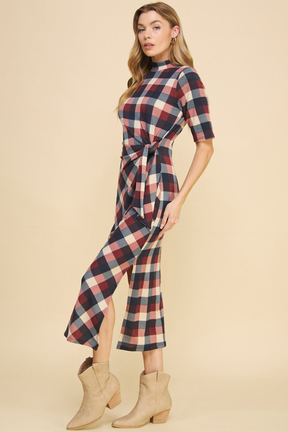Anastasia Checkered Dress