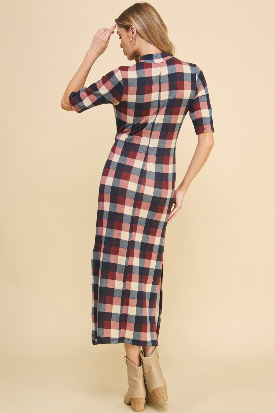 Anastasia Checkered Dress
