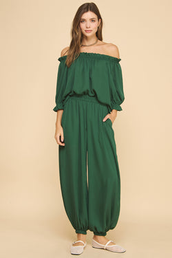 Off the shoulder Chiffon Top