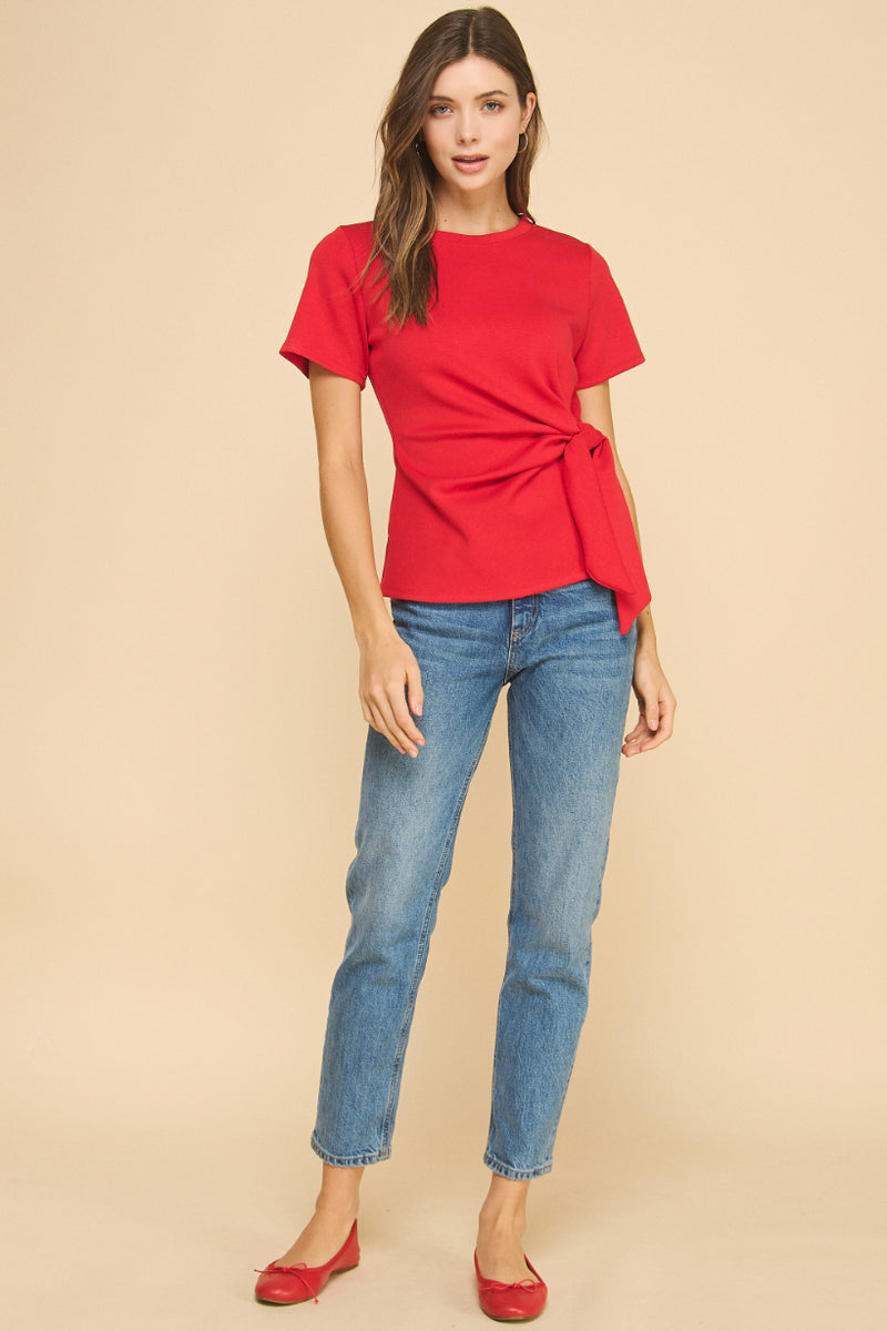 Areum Modal Knot Top