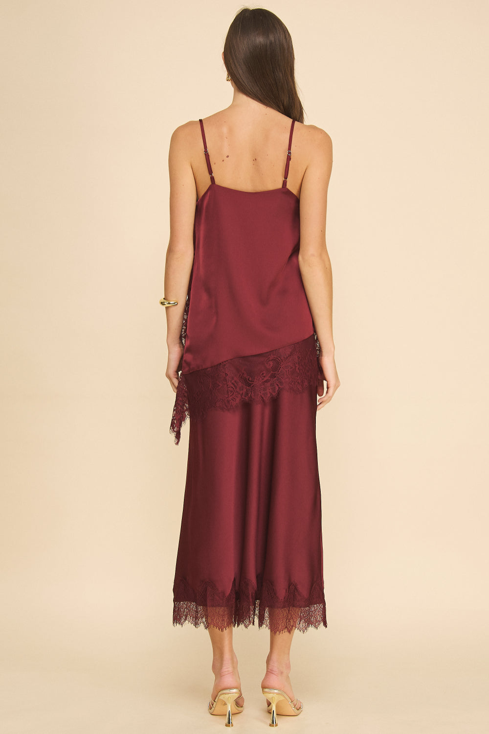 Muse Slip Skirt with Lace Detail