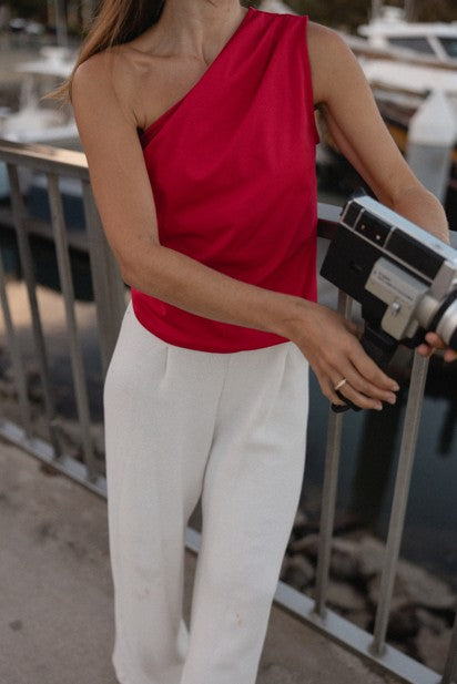 Areum One Shoulder Top