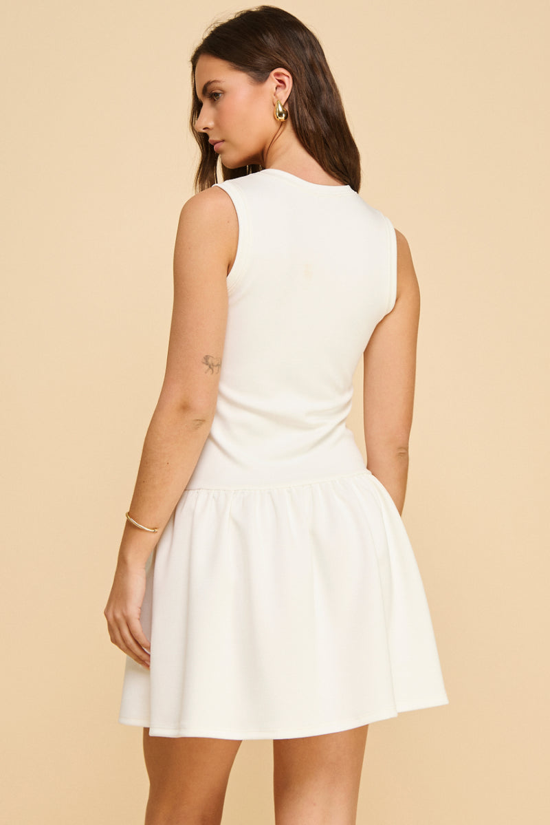 Abby Drop-Waist Short Dress