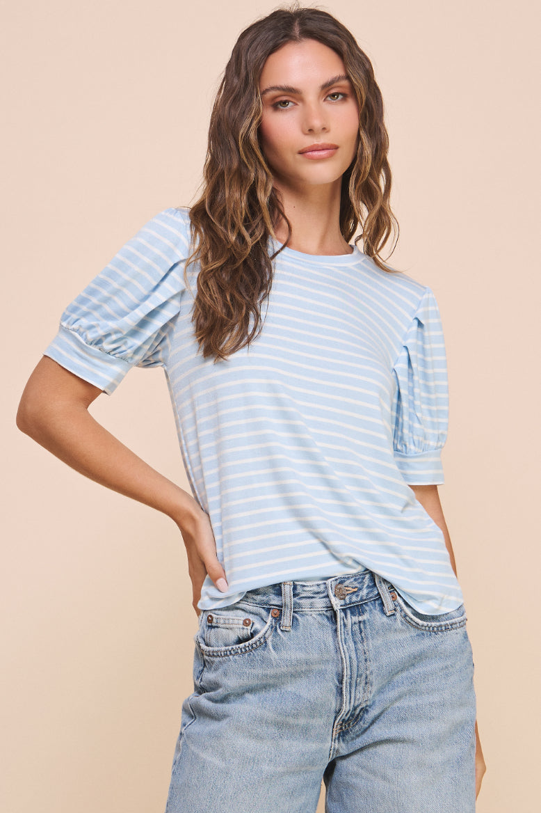 Lovely Puff Sleeves T-shirt