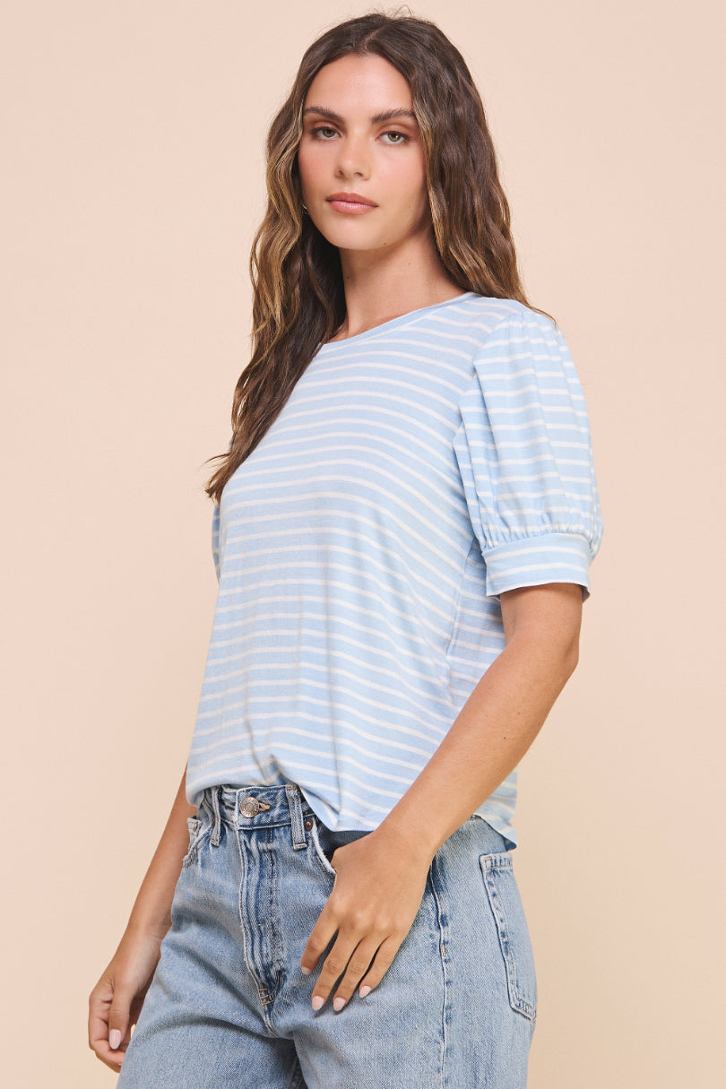 Lovely Puff Sleeves T-shirt