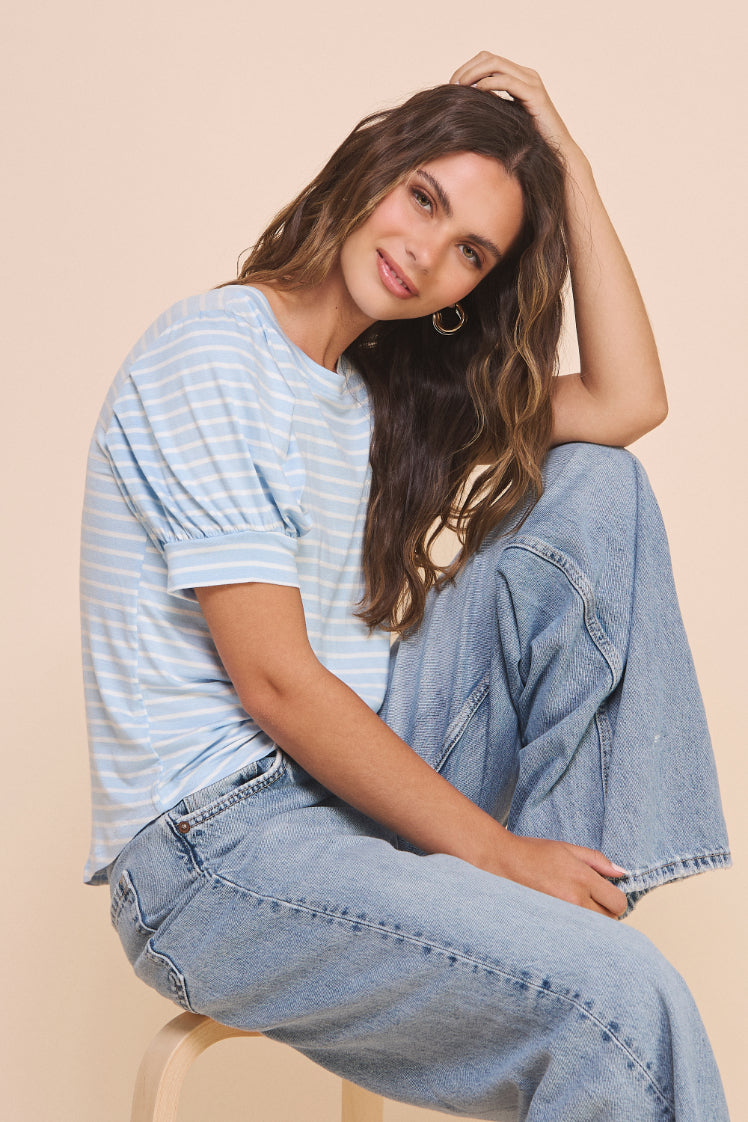 Lovely Puff Sleeves T-shirt