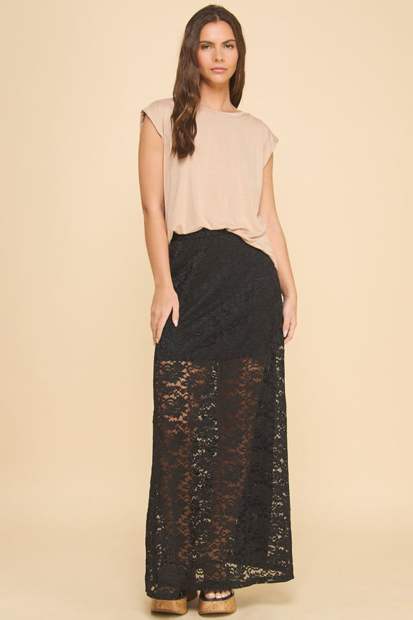 Yellowstone Lace Maxi Skirt