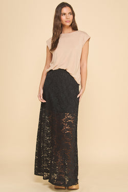 Yellowstone Lace Maxi Skirt