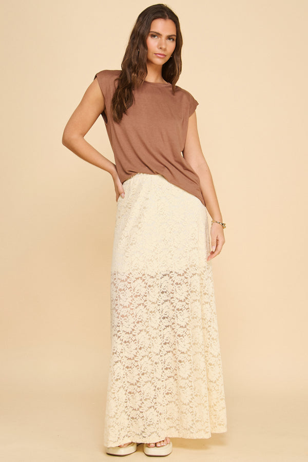 Yellowstone Lace Maxi Skirt