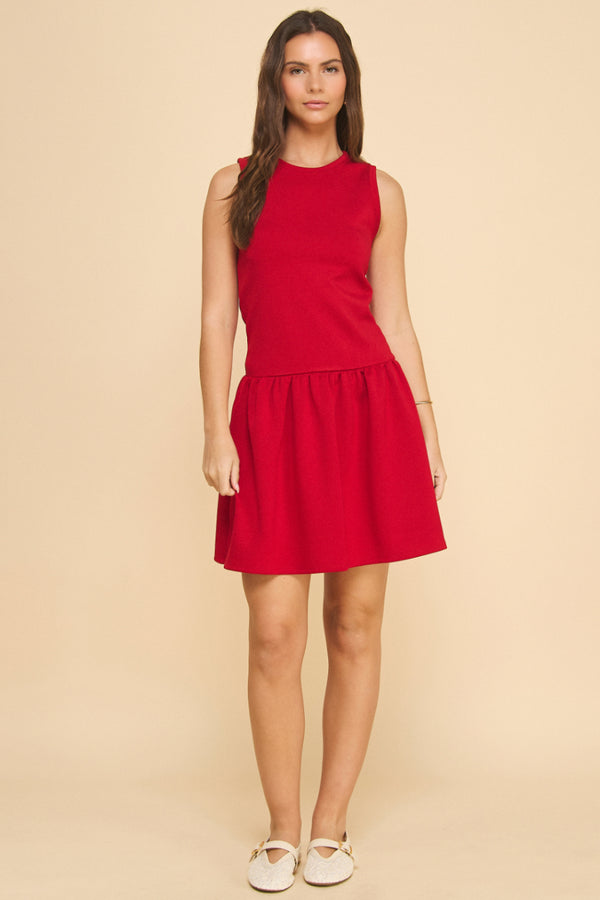 Abby Drop-Waist Short Dress