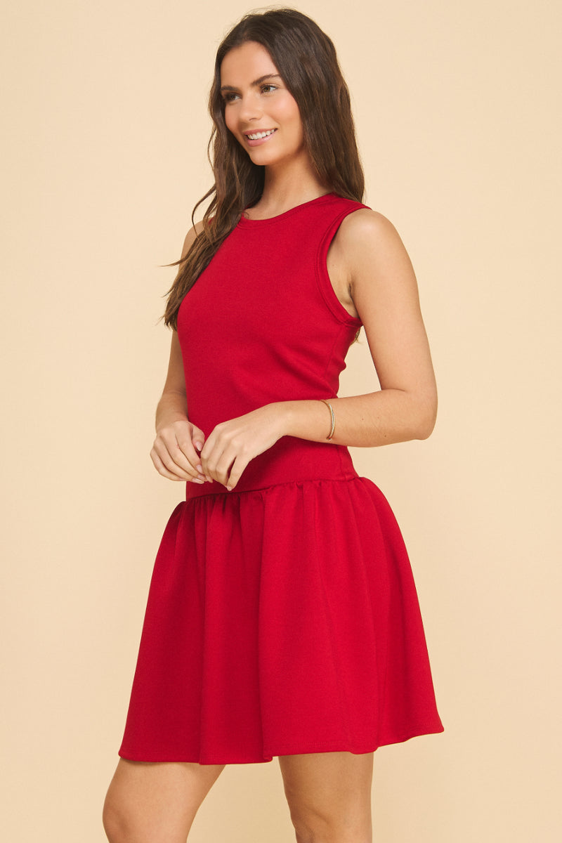 Abby Drop-Waist Short Dress