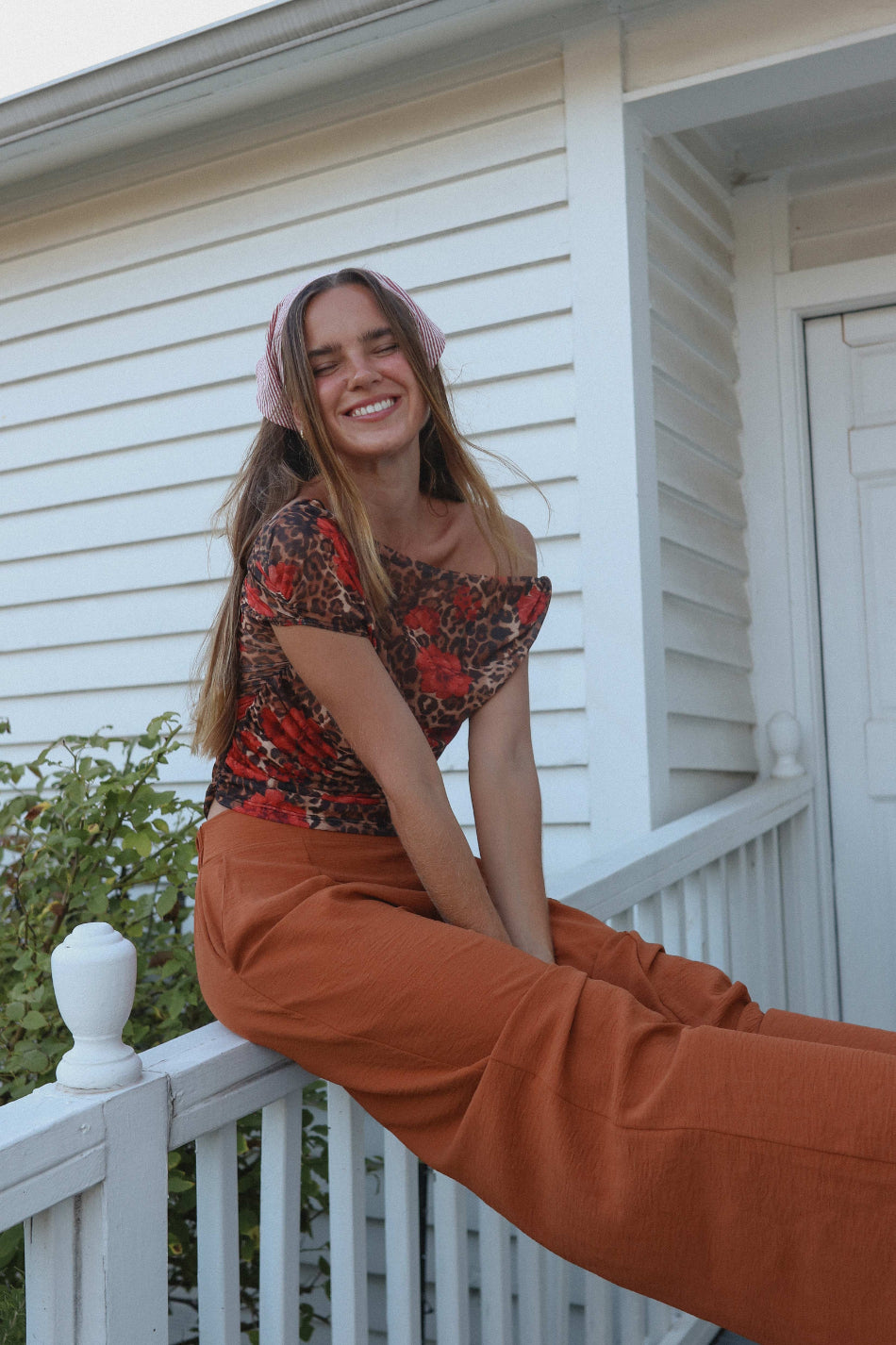 Off the shoulder Mesh Top