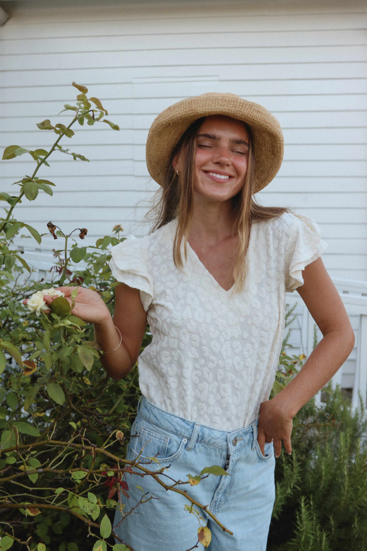 Louisiana Animal Texture Top