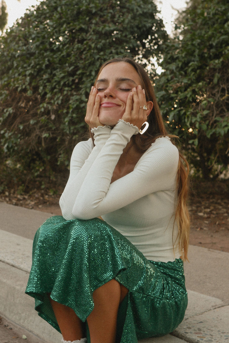 Radiance Sequin Skirt