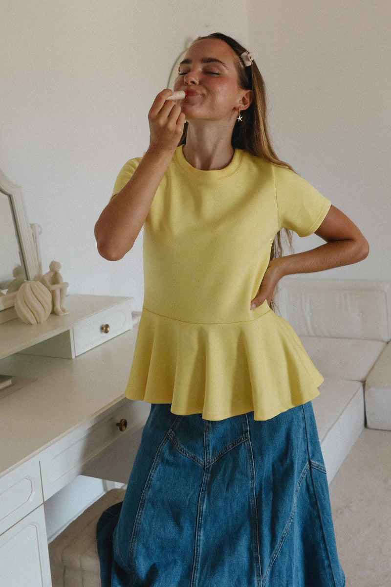 Jenne Peplum Top